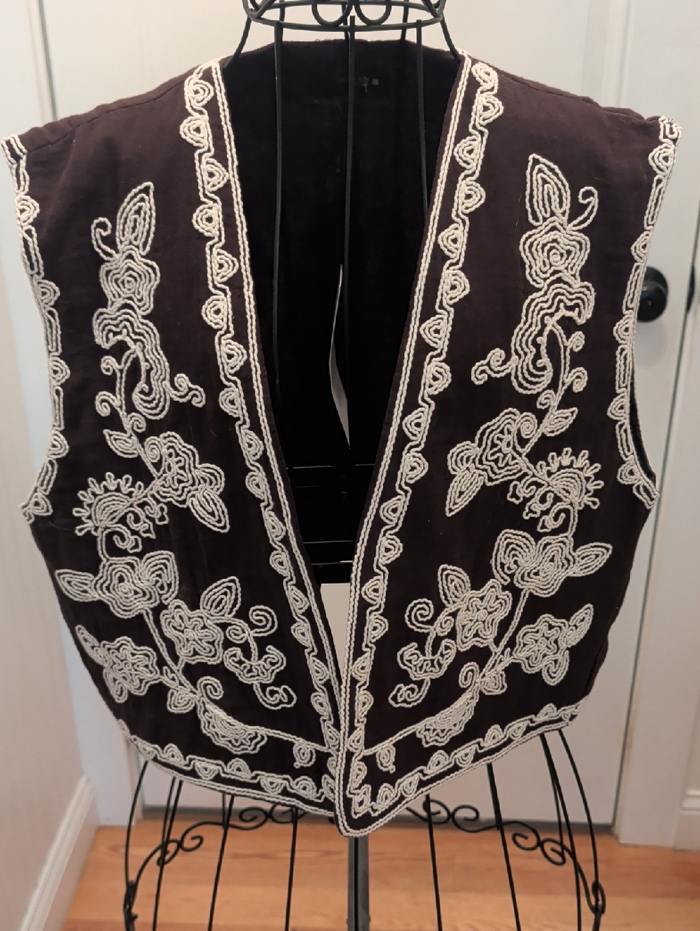 Nwt Zara Embroidery Vest